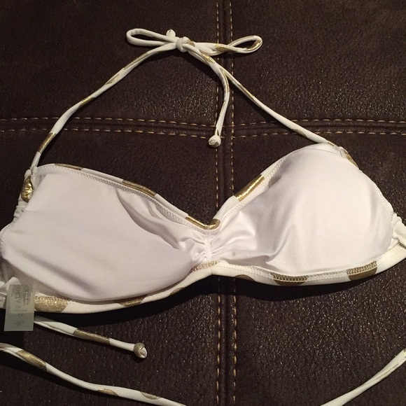 Victoria’s Secret Polkadot Bikini Top Sz XS - Picture 2 of 3